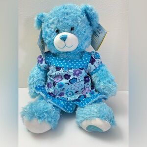 NWT Bearington Collection Gem Of A Friend Blue Teddy Bear Plush W/Pin & Tag